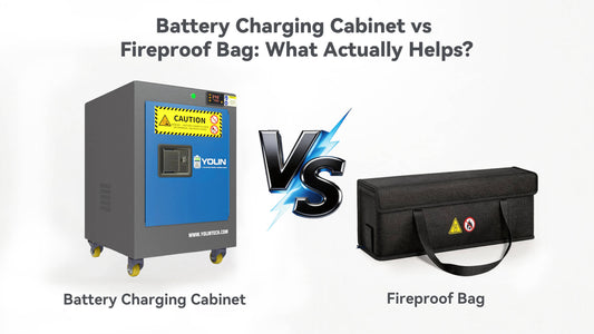 Battery Charging Cabinet vs Fireproof Bag: What Actually Helps?