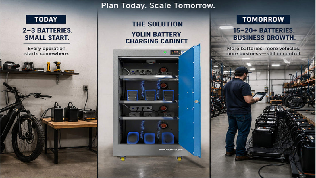 Battery Charging Cabinets for Growing Warehouse and eBike Fleets