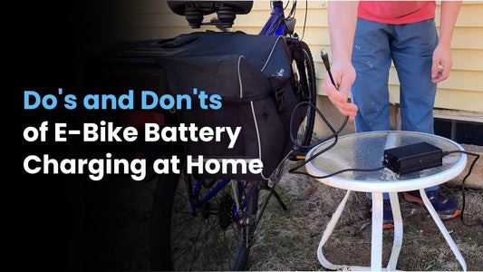 Do’s and Don’ts of E-Bike Battery Charging at Home