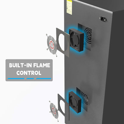 Built-in-flame-control-system-inside-Yolin-Workshop-lithium-ion-battery-charging-cabinet