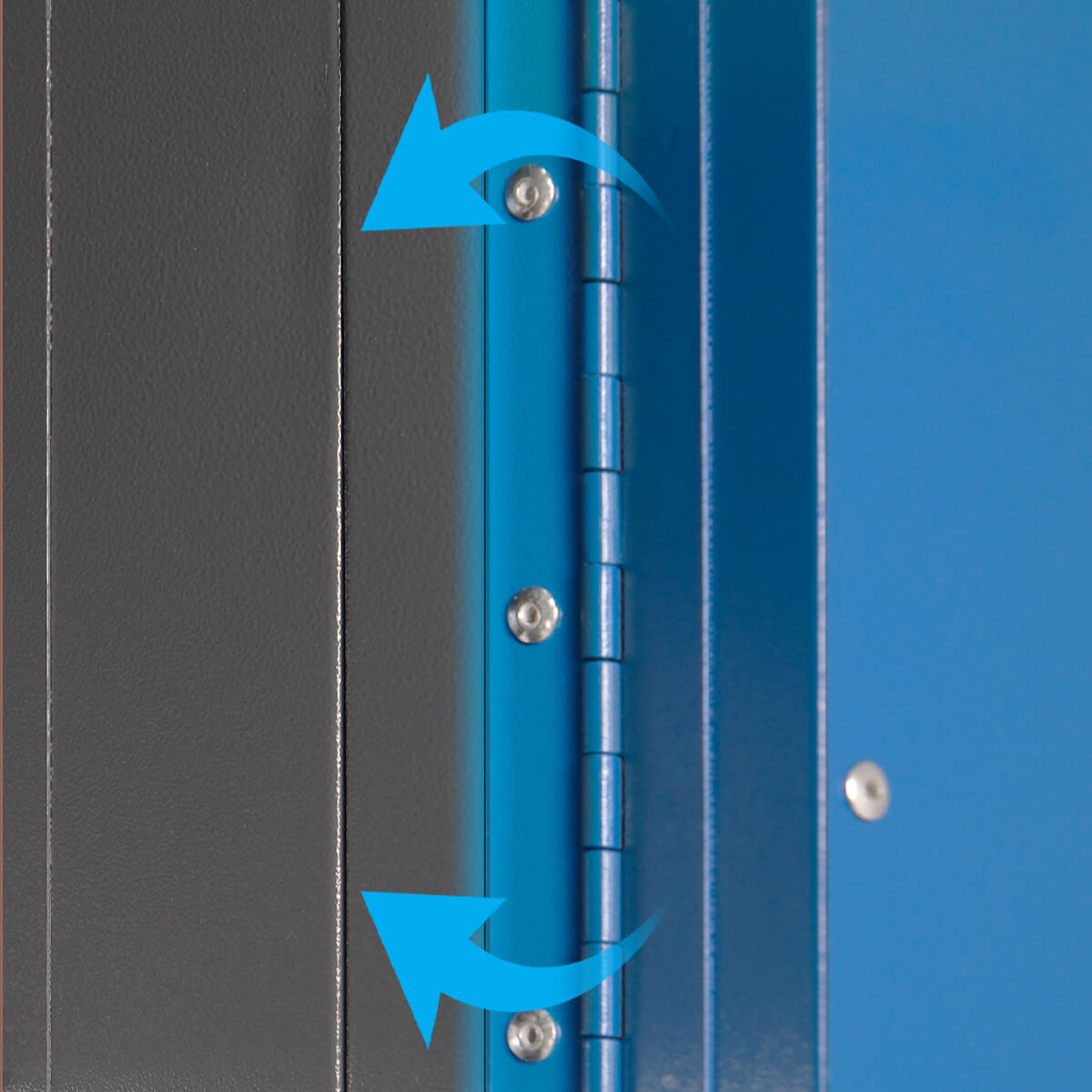Full-length_piano_hinge_on_Yolin_Workshop_battery_charging_cabinet