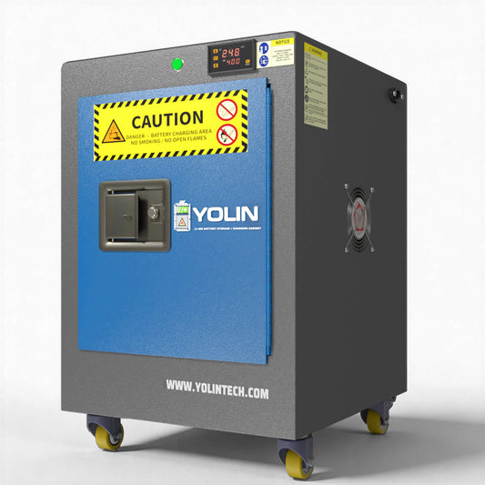 Yolin-lithium-ion-battery-charging-cabinet-urban-model-LeftFront
