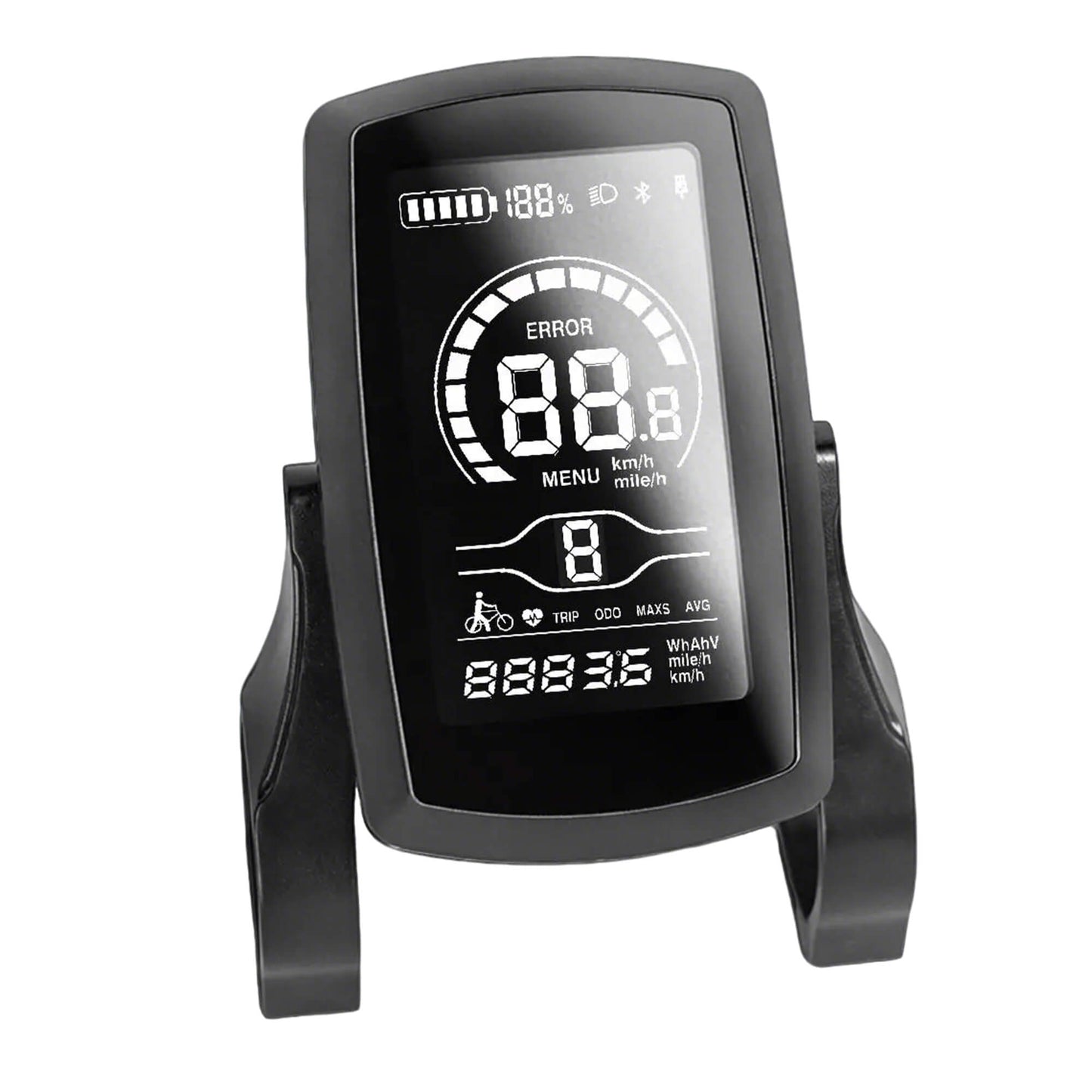 Yolin YL-81C 2.6 inch LCD e-bike display – side mounted commuter display for folding and lightweight electric bikes