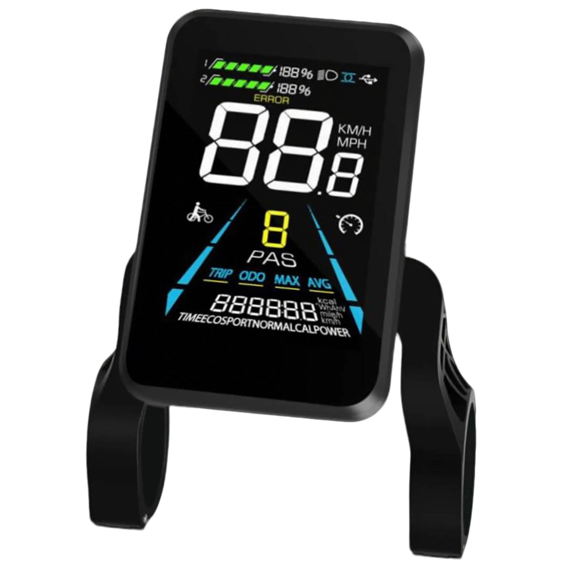 Yolin YL-81F 3.5 inch LCD e-bike display – full screen center mounted display for commuter electric bikes