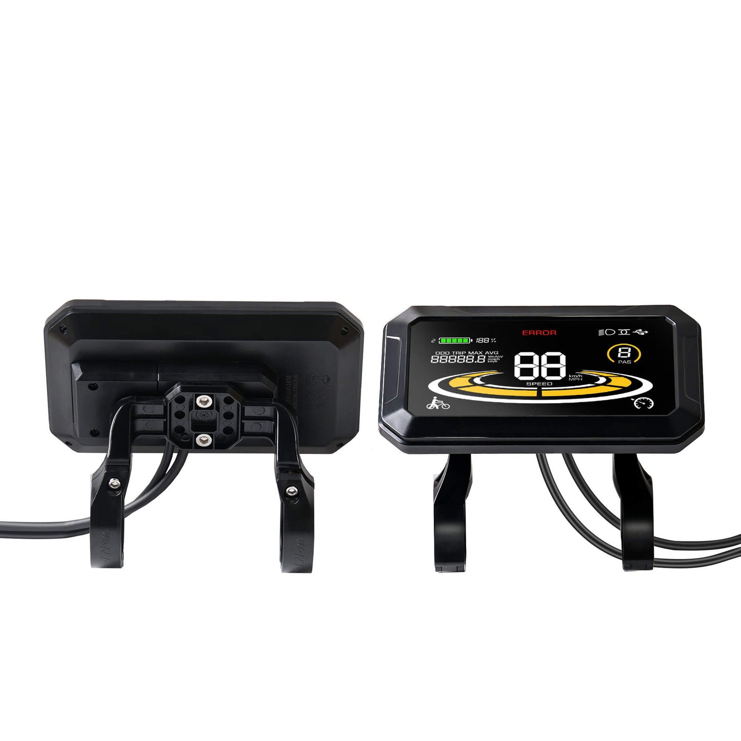 Yolin_YL-90T-H_4_inch_LCD_e-bike_display_front_and_back_view