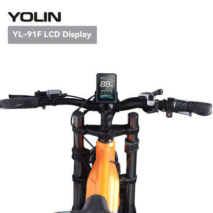 Yolin_YL-91F-V_4inch_LCD_e-bike_display_Installed_on_the_Handlebar