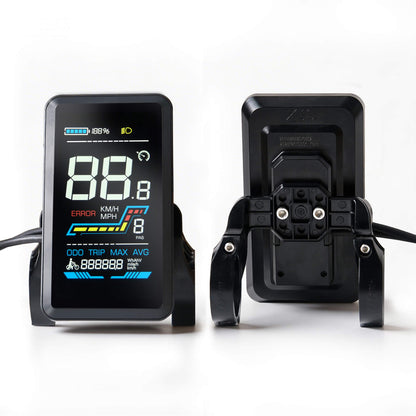 Yolin_YL-91F-V_4inch_LCD_e-bike_display_front_and_back_view