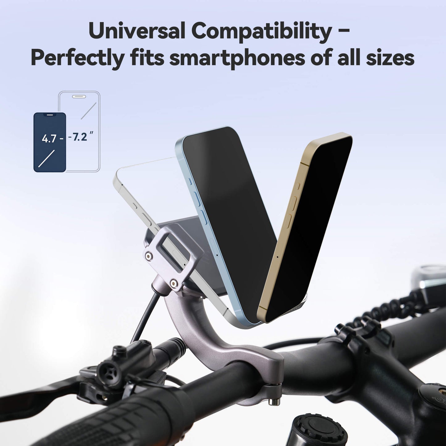 Yolin YL-W1 Wireless Charging E-Bike Phone Mount