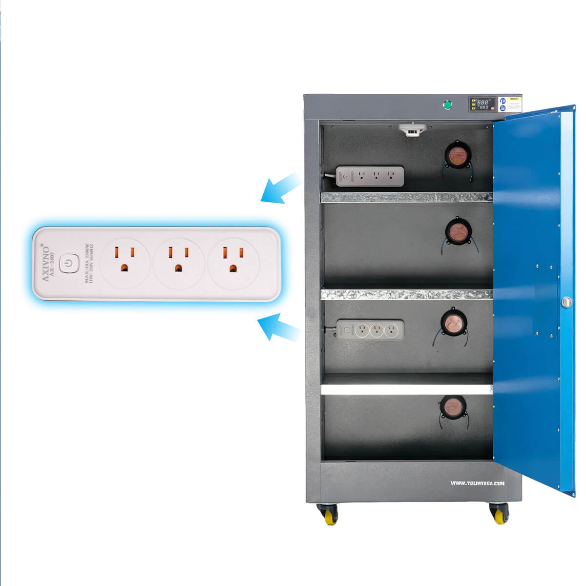 built-in_3-outlet_power_strip_attached_to_a_Yolin_Workshop_battery_charging_cabinet