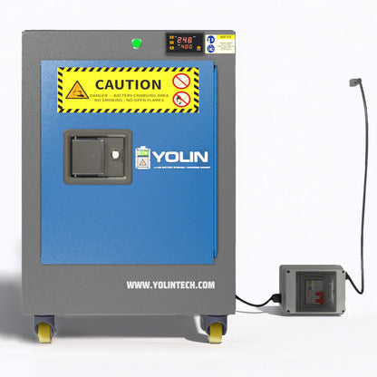 Yolin-lithium-ion-battery-charging-cabinet-urban-indoor-apartment-front