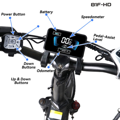 Yolin YL-81F-HD e-bike display function eplained