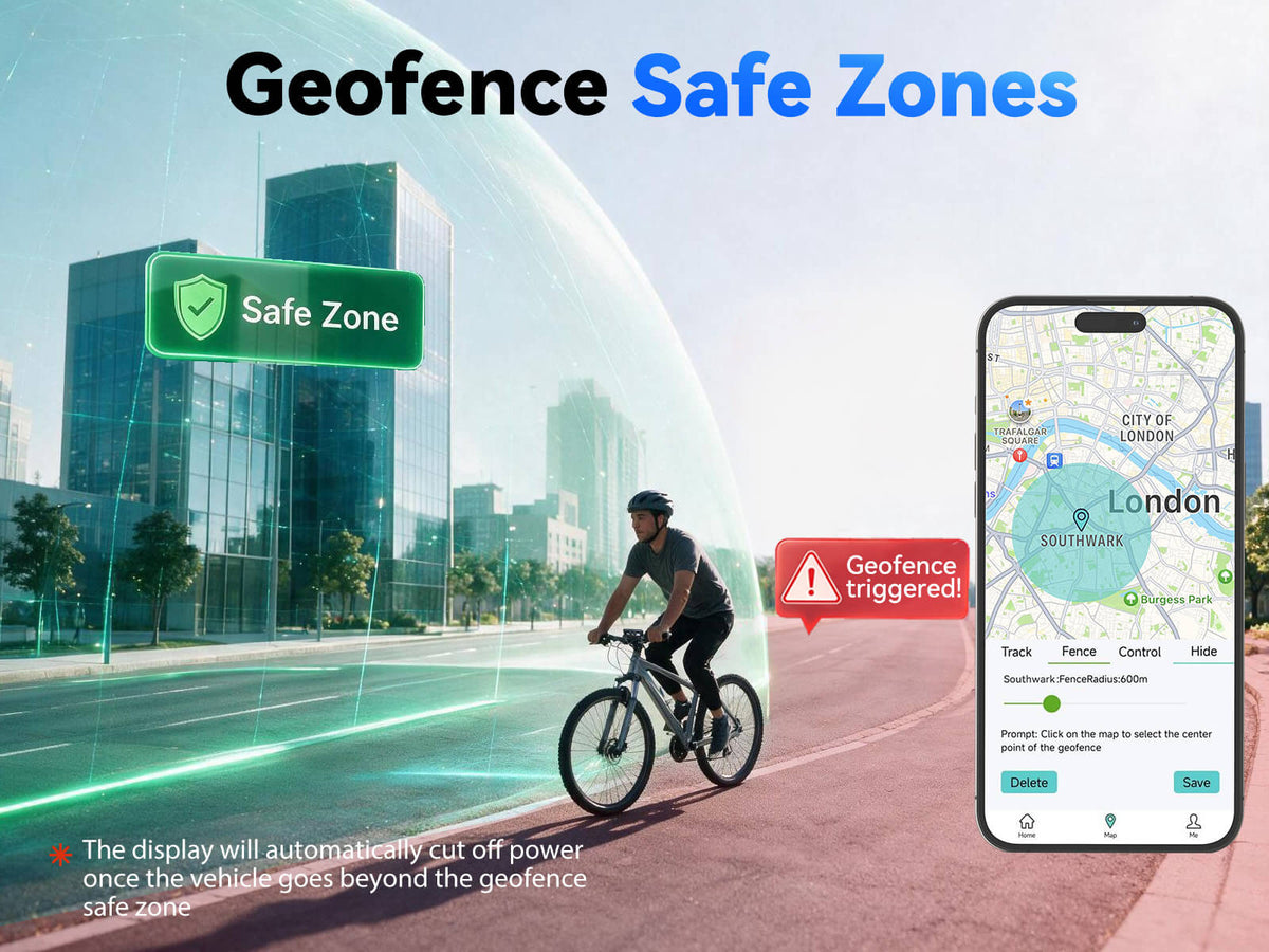 YL-81F-HD smart geofencing for setting a protected e-bike operating area